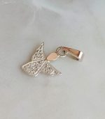 Подвеска Ангел с крыльями из серебра с золотыми пластинами, модель 13/2 — изображение 4